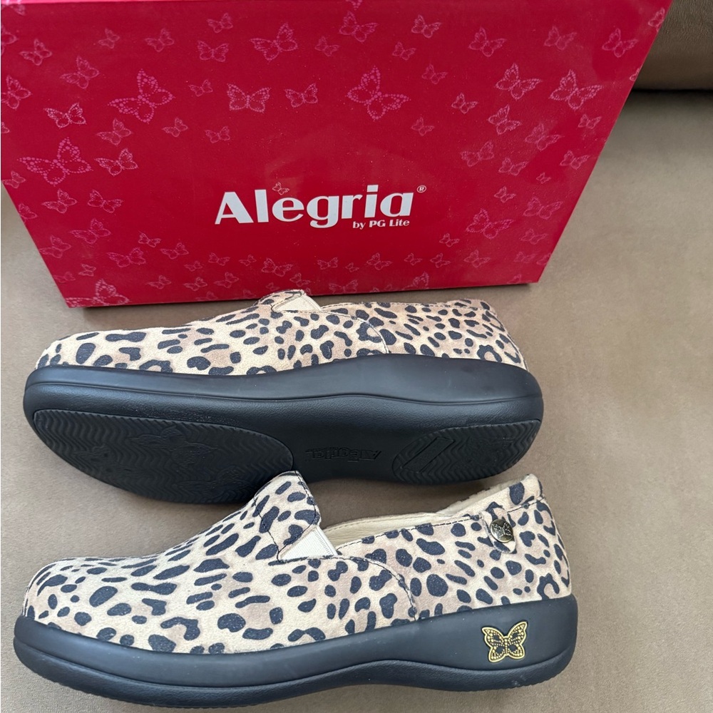 Animal Print Loafers Size 9
